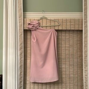 Pink Dress with Flower